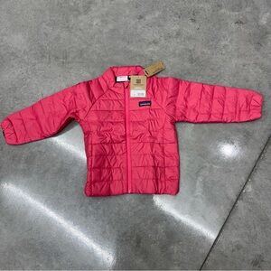 New Patagonia Girls Down Sweater Jacket 3T Afternoon Pink Infant